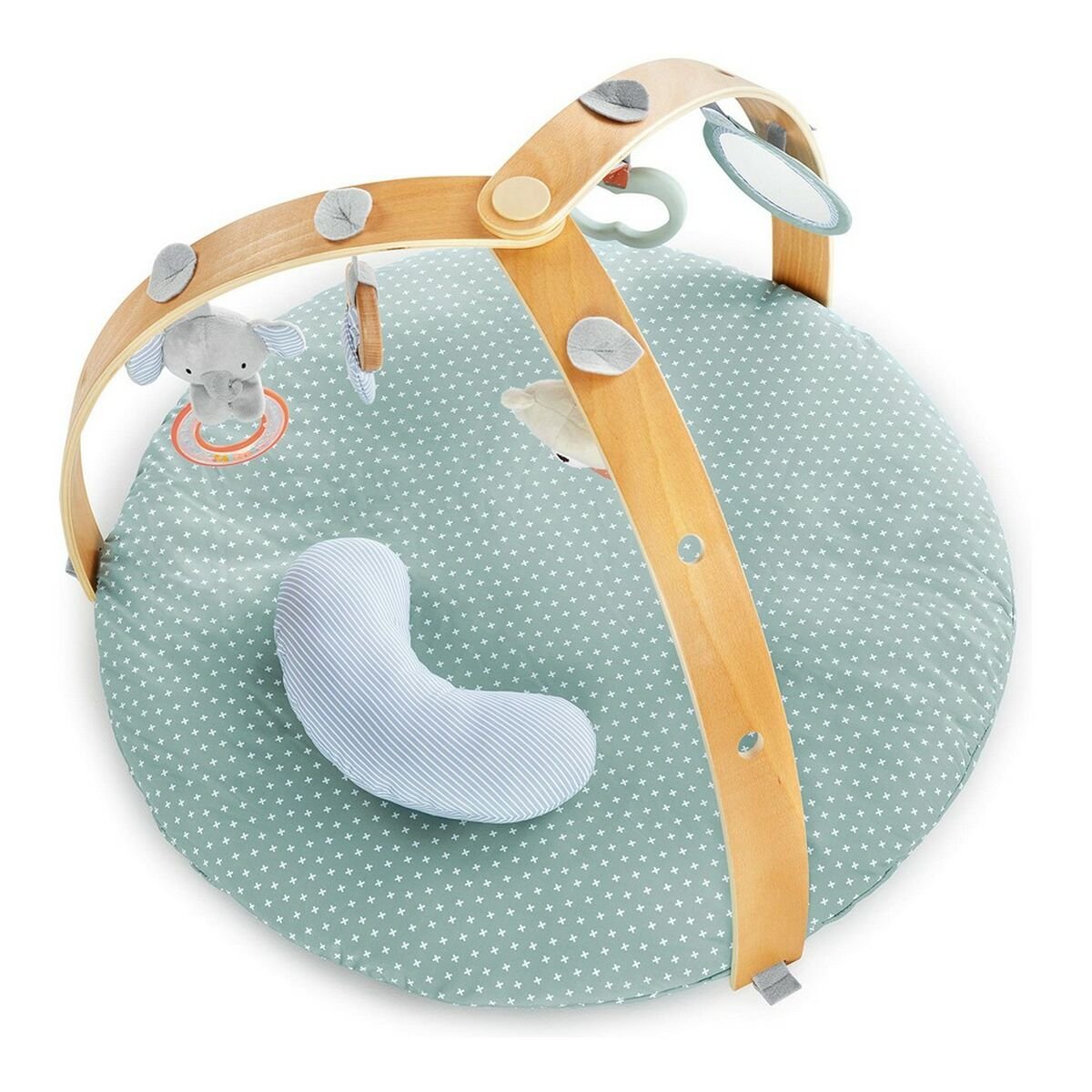 Tapis de jeu Ingenuity Réversible Bois - Babycute