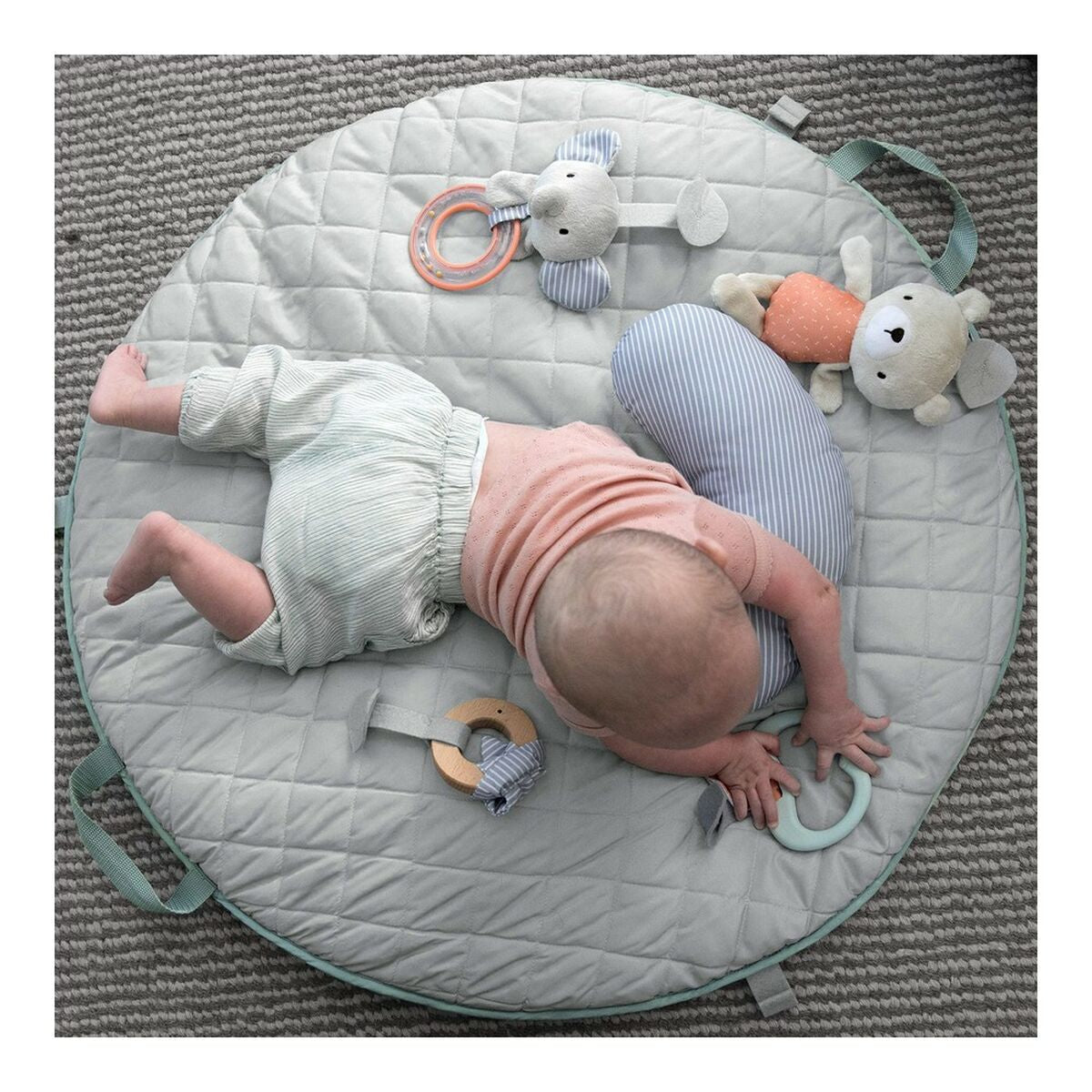 Tapis de jeu Ingenuity Réversible Bois - Babycute
