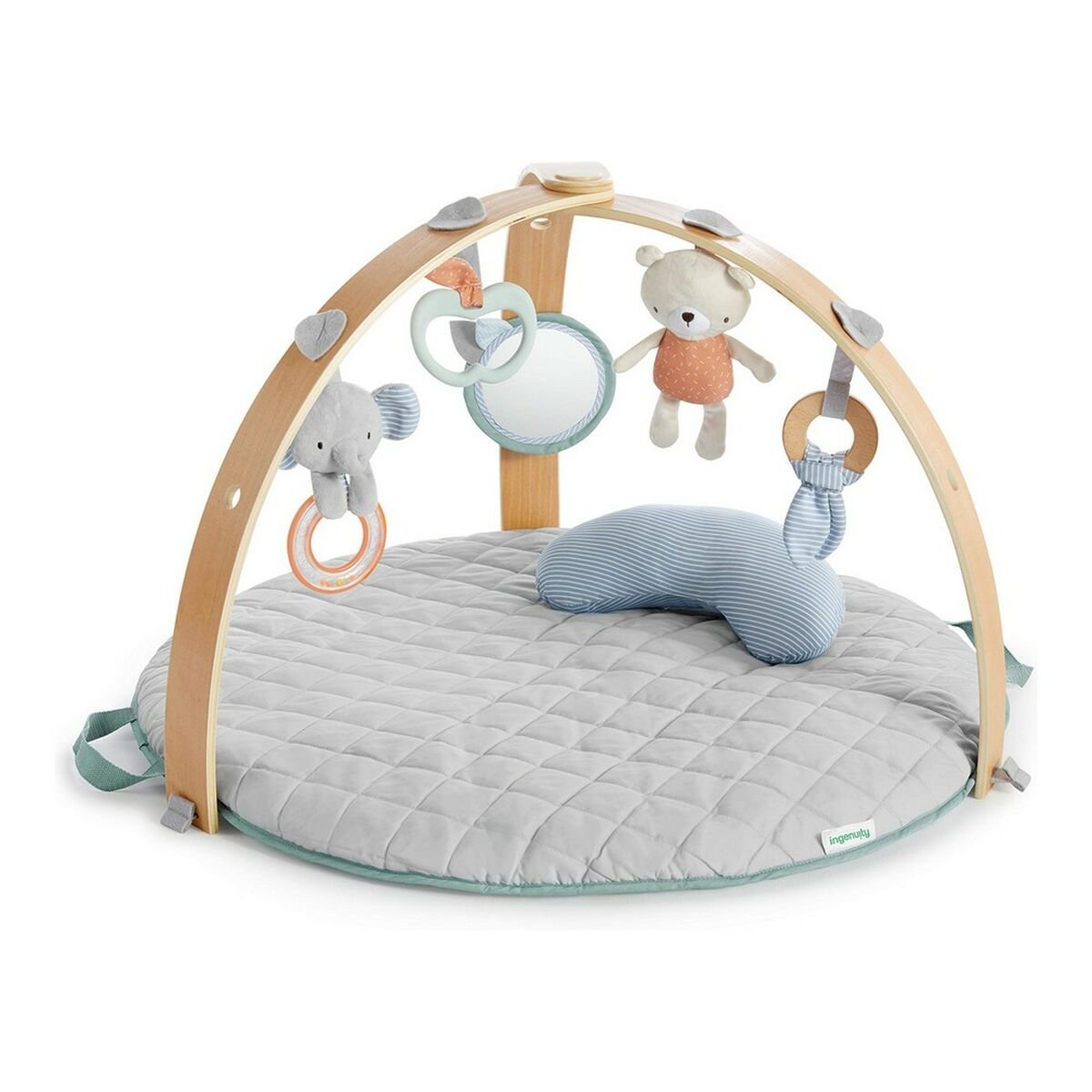 Tapis de jeu Ingenuity Réversible Bois - Babycute