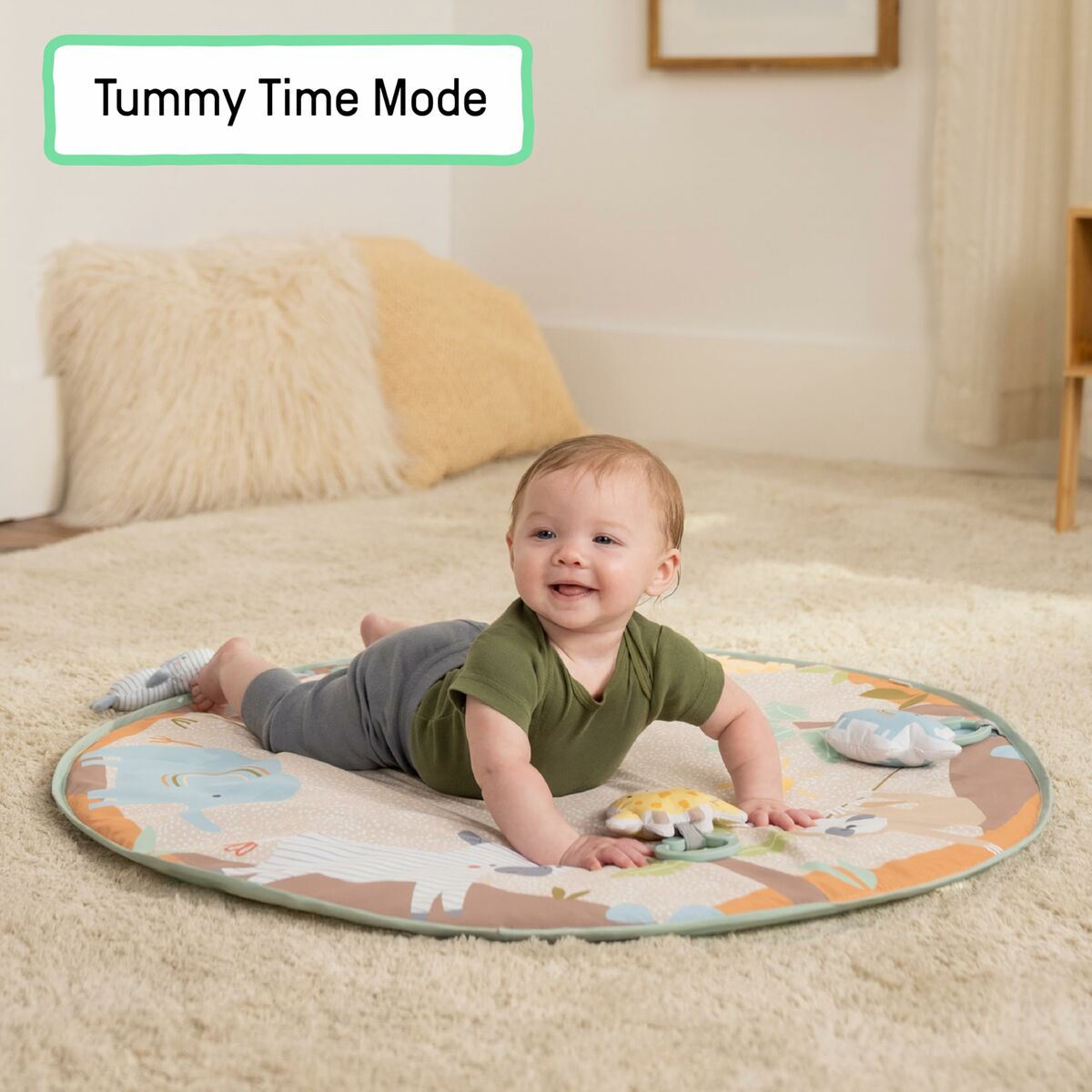 Tapis de jeu Ingenuity WonderWood 81,3 x 81,3 x 47 cm Multicouleur - Babycute
