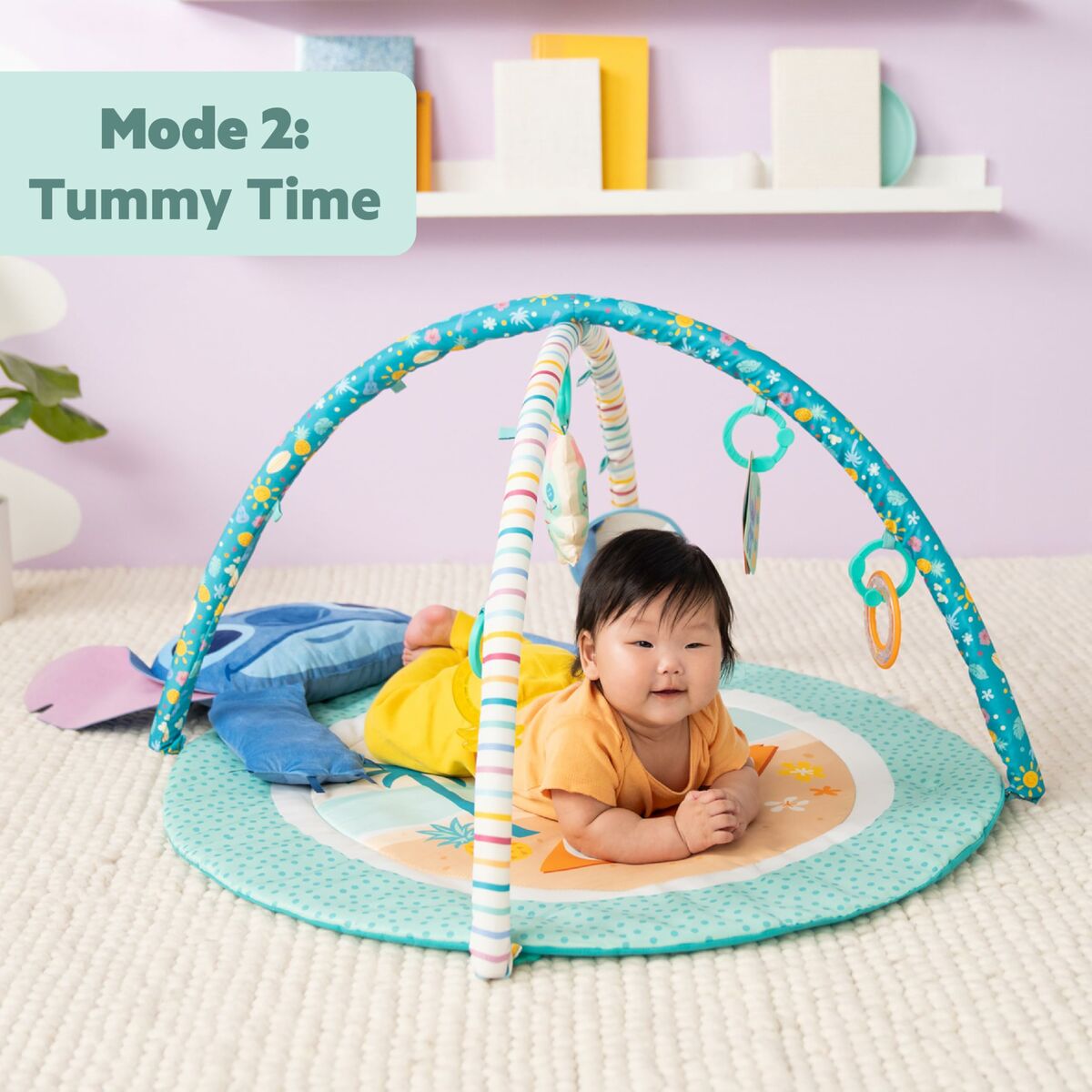 Tapis de jeu Stitch 45,5 x 81,2 x 114 cm Multicouleur - Babycute