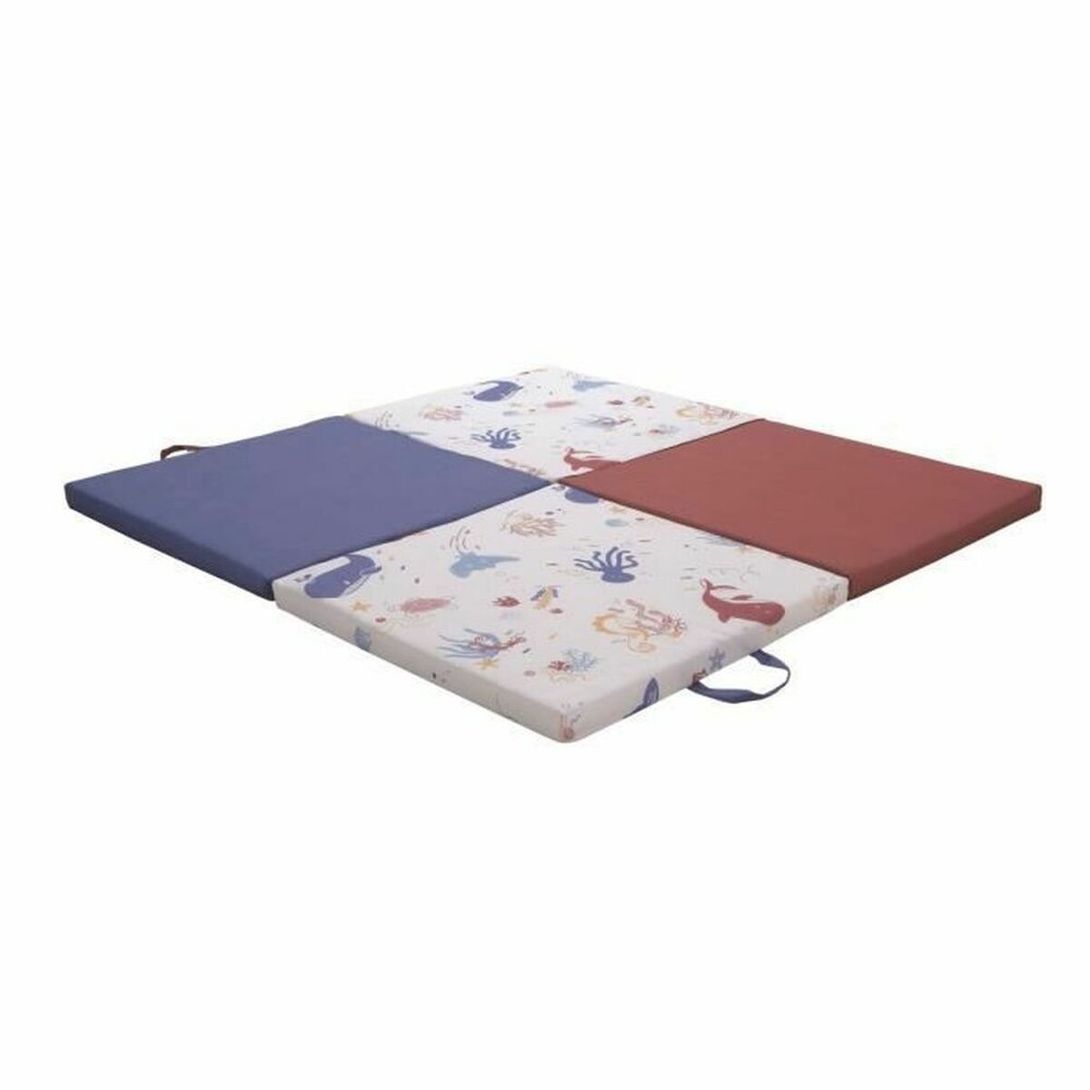 Tapis de jeu Tineo Treasures of the ocean 3 in 1 120 x 120 cm Multicouleur - Babycute
