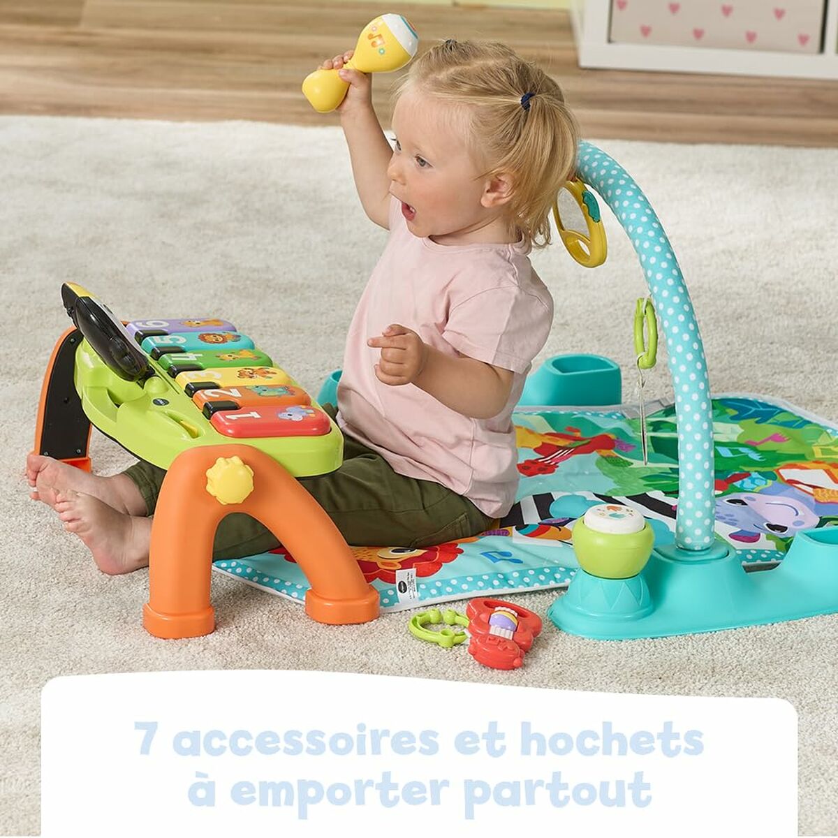 Tapis de jeu Vtech Baby Tap Tap Carton Plastique Piano - Babycute