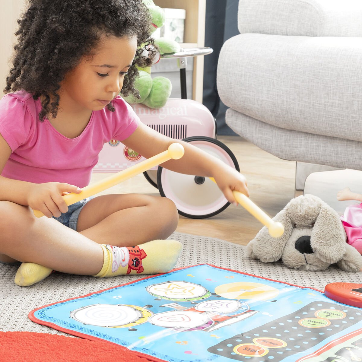 Tapis Musical 2 en 1 Beats'n'Tunes InnovaGoods - Babycute