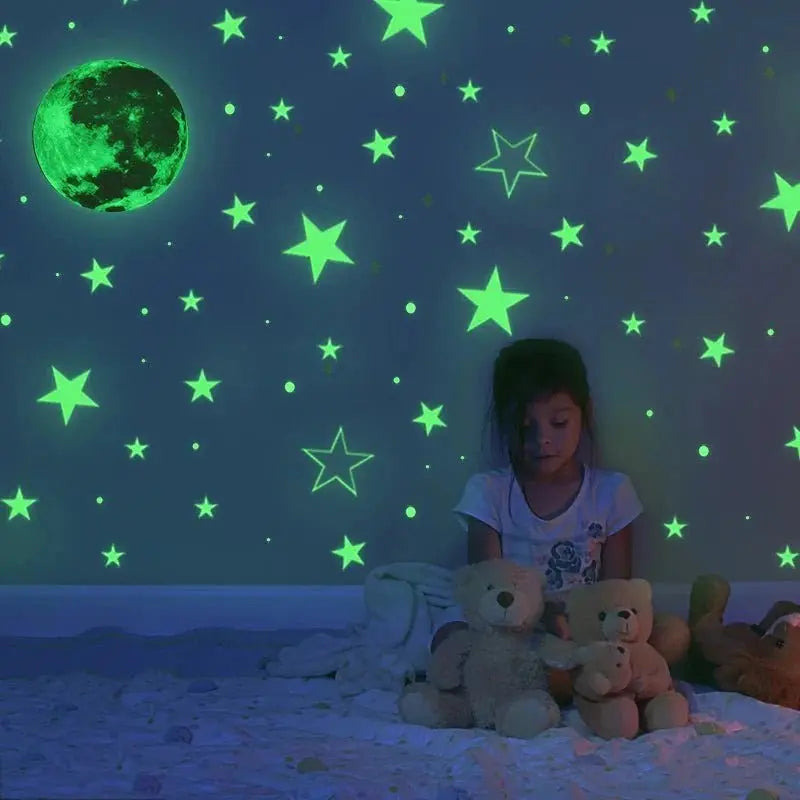Autocollants lumineux 3D/décoration chambre enfant - Bébé® premium pour bébé