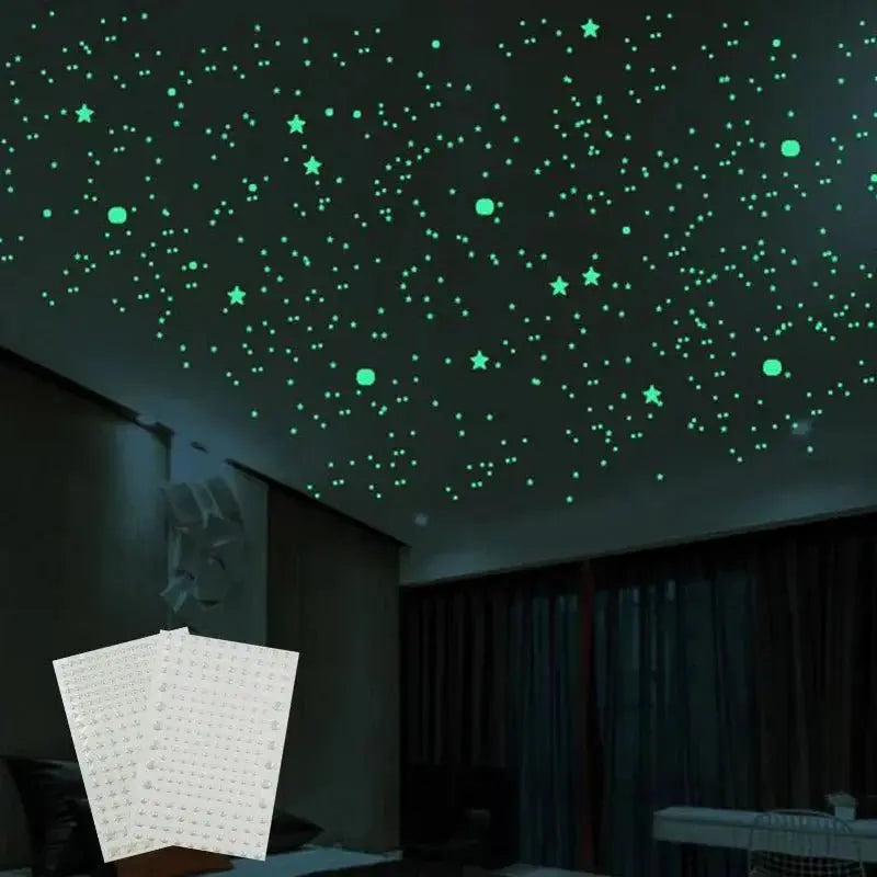 Autocollants lumineux 3D/décoration chambre enfant - Bébé® premium pour bébé