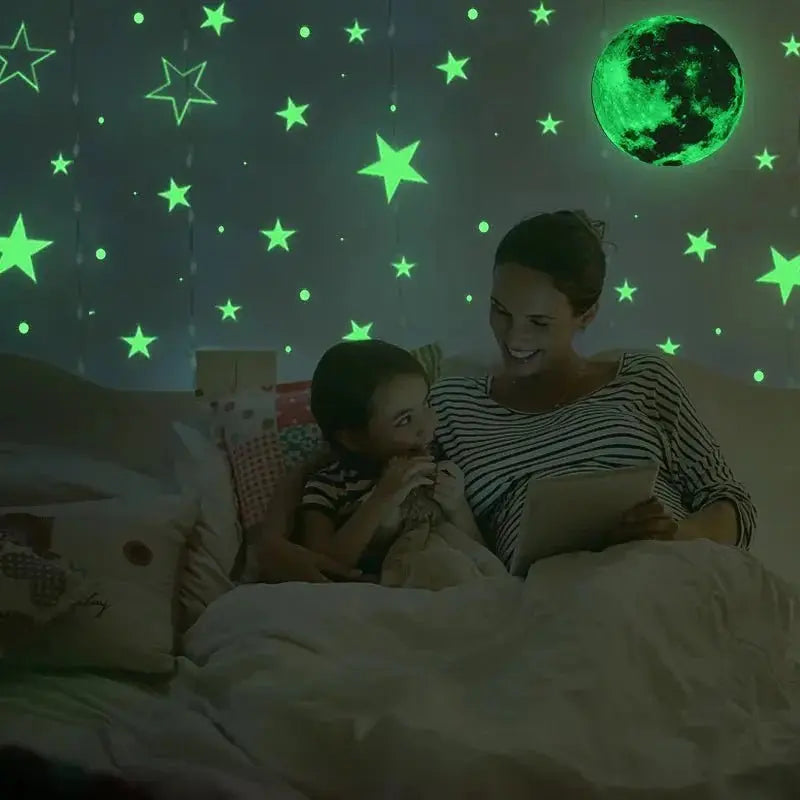 Autocollants lumineux 3D/décoration chambre enfant - Bébé® premium pour bébé