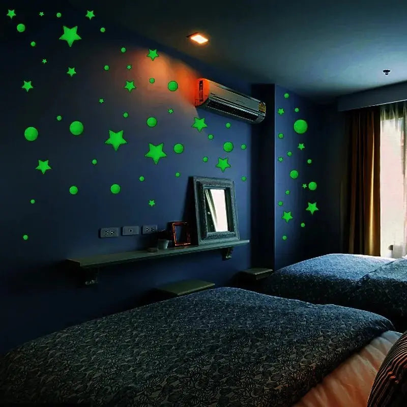 Autocollants lumineux 3D/décoration chambre enfant - Bébé® premium pour bébé