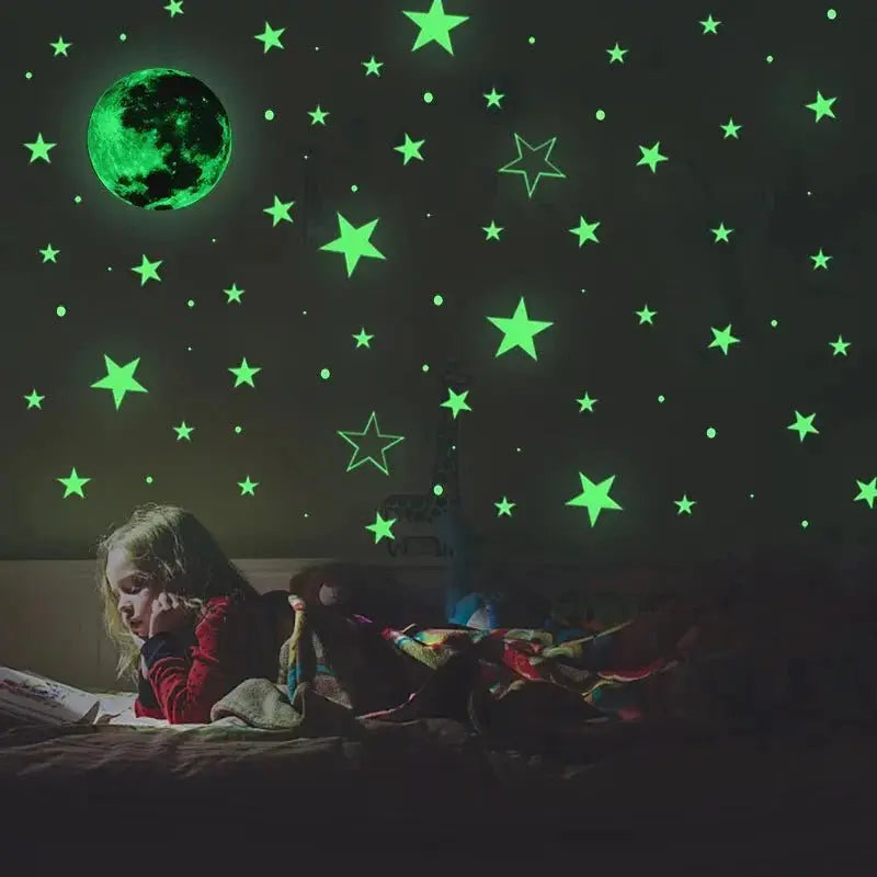 Autocollants lumineux 3D/décoration chambre enfant - Bébé® premium pour bébé