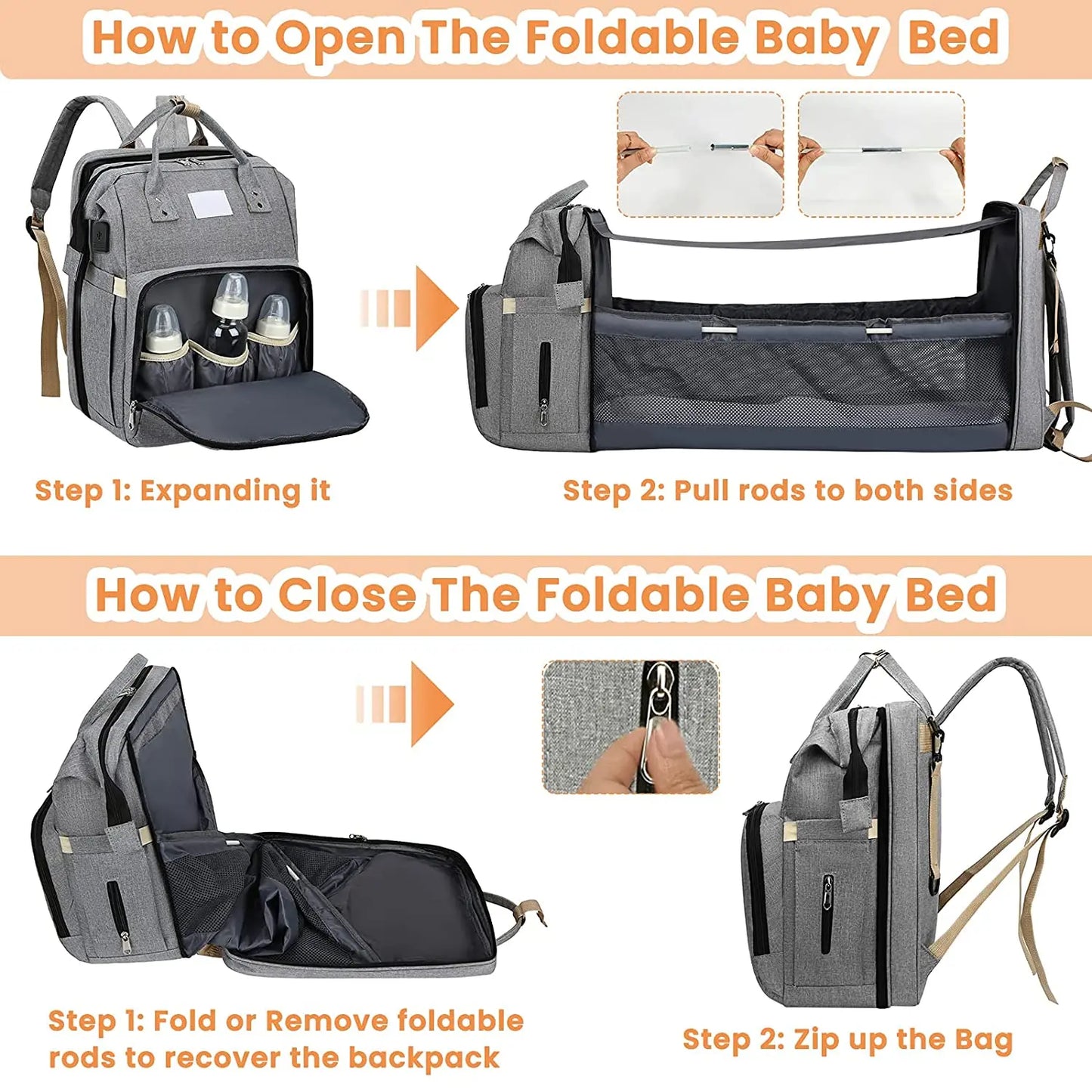 Sac Bebe à langer - Bébé® premium pour bébé